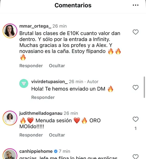 Comentarios de alumnos sobre Novasiano